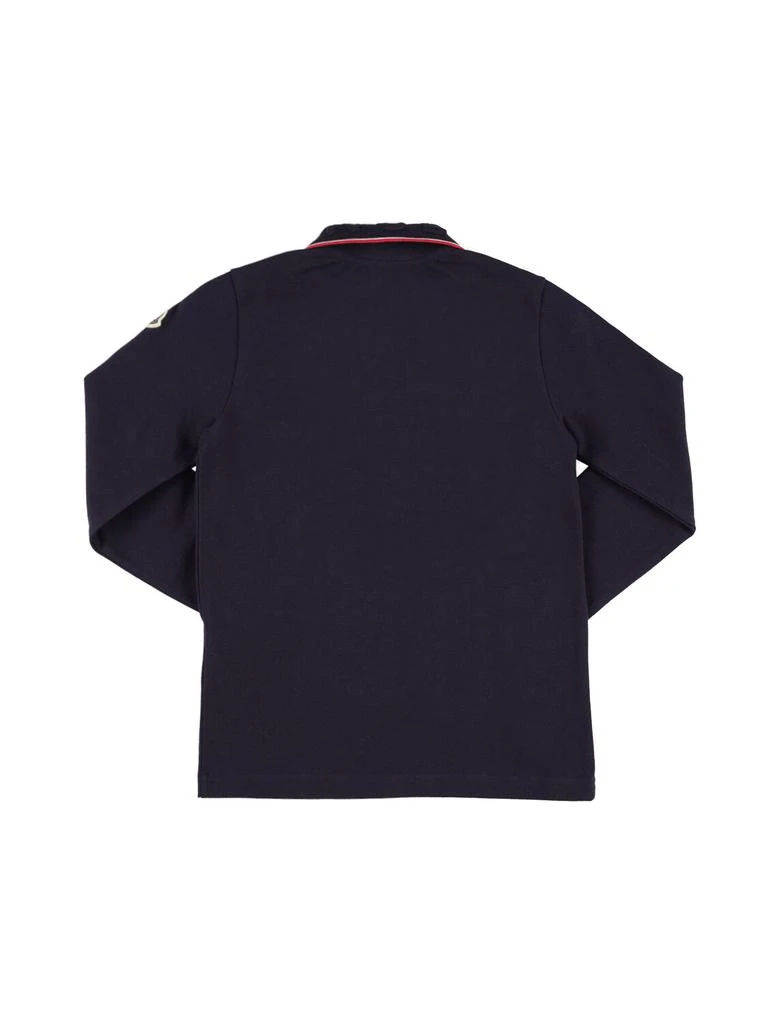 商品Moncler|Cotton Piquet Polo Shirt,价格¥1723,第2张图片详细描述