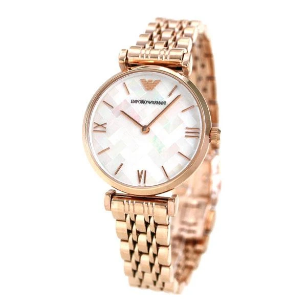 商品Armani|EmporioArmani 阿玛尼 女士水晶表带手表 AR11110,价格¥2106,第1张图片