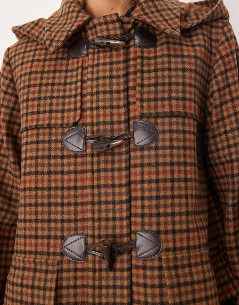 Barbour/バブアー DON WOOL COAT CHECK Barbour Women's Melody Checkered Hooded Coat - Macy's