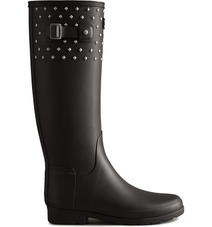 商品Hunter|Refined Stud Waterproof Tall Rain Boot,价格¥1052,第3张图片详细描述