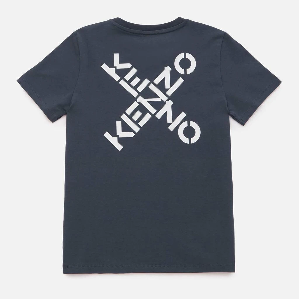 商品Kenzo|KENZO Girls' Logo T-Shirt - Charcoal Grey,价格¥201,第2张图片详细描述