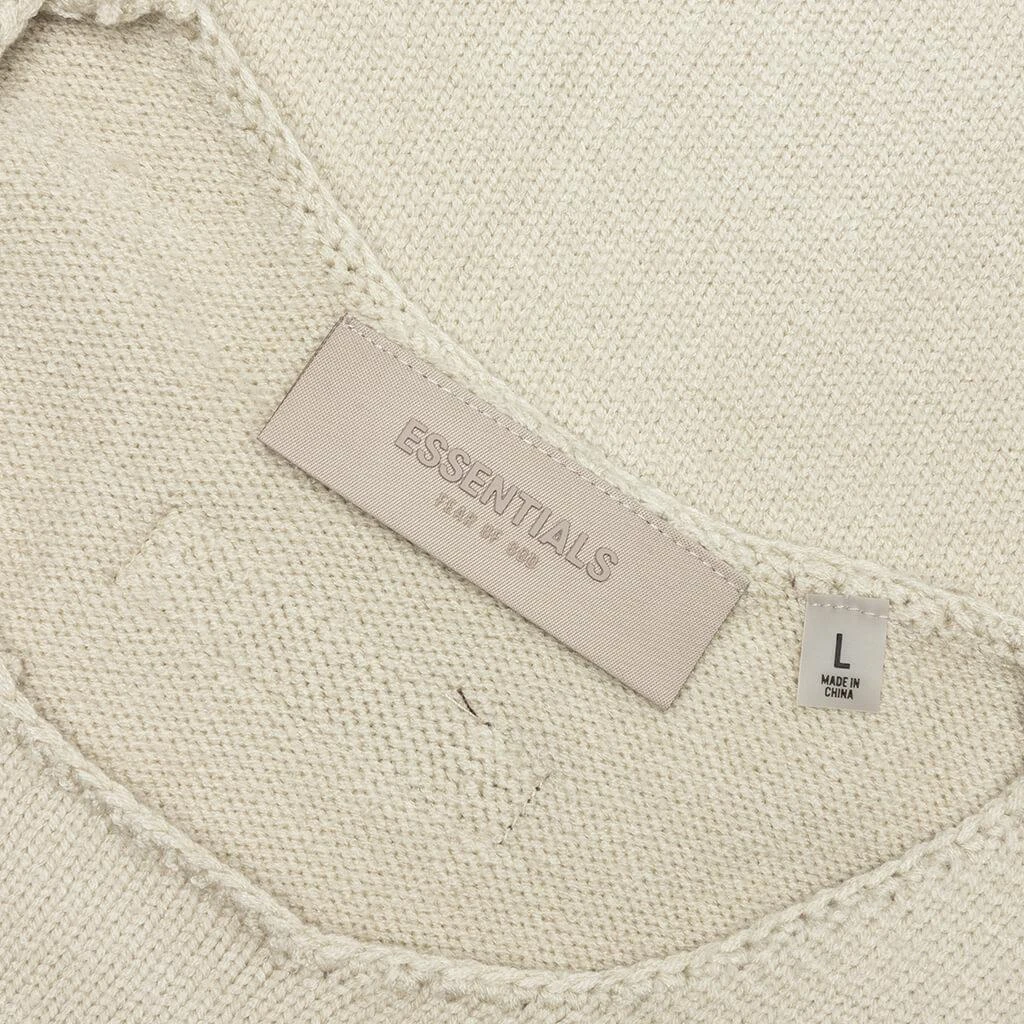商品Essentials|Essentials Raw Edge Sweater - Wheat,价格¥920,第3张图片详细描述