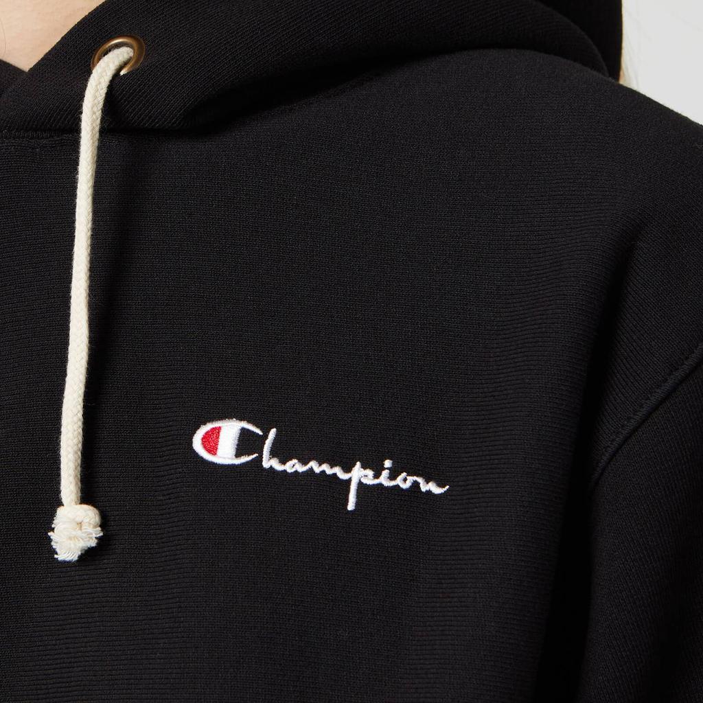 商品CHAMPION|Champion Women's Small Script Hooded Sweatshirt - Black,价格¥473,第7张图片详细描述