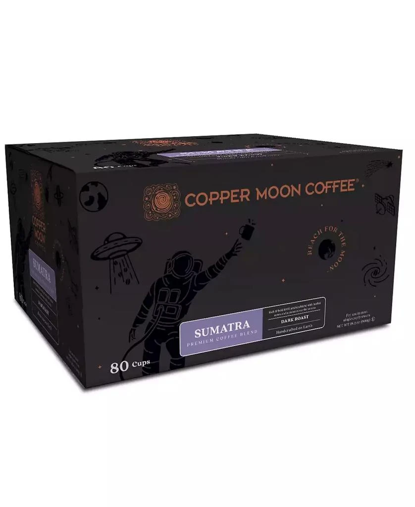 商品Copper Moon Coffee|Single Serve Coffee Pods for Keurig K Cup Brewers, Sumatra Blend, 80 Count,价格¥255,第1张图片