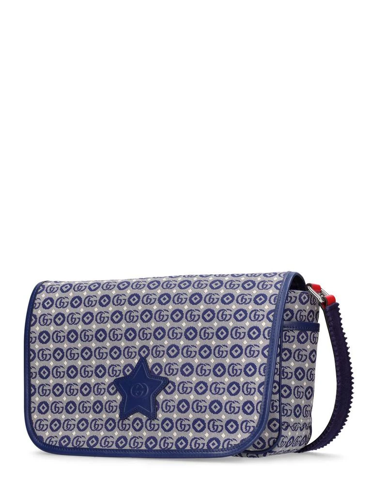 商品Gucci|Double G Cotton Jacquard Messenger Bag,价格¥8812,第1张图片详细描述