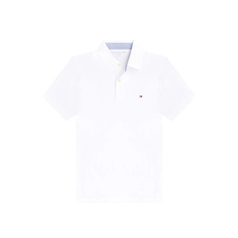 商品[国内直发] Tommy Hilfiger|TOMMY HILFIGER 白色女士POLO衫 78J8750-101,价格¥449,第1张图片