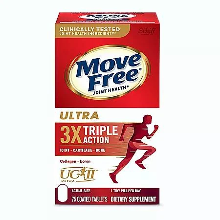 商品Move Free|Move Free Ultra Triple Action Joint Health Support Tablets  75 ct.,价格¥165,第1张图片