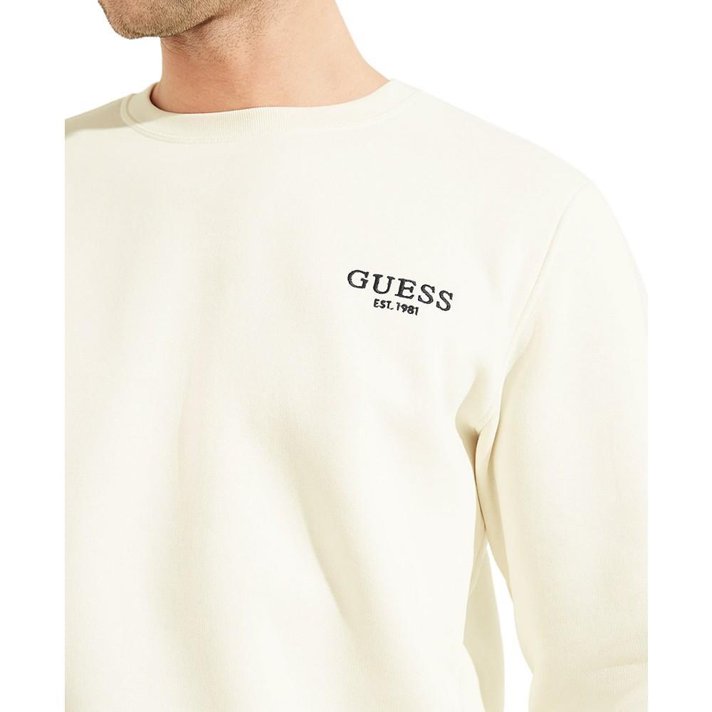 商品GUESS|Men's Ermes Classic-Fit Embroidered Logo Fleece Sweatshirt,价格¥462,第6张图片详细描述