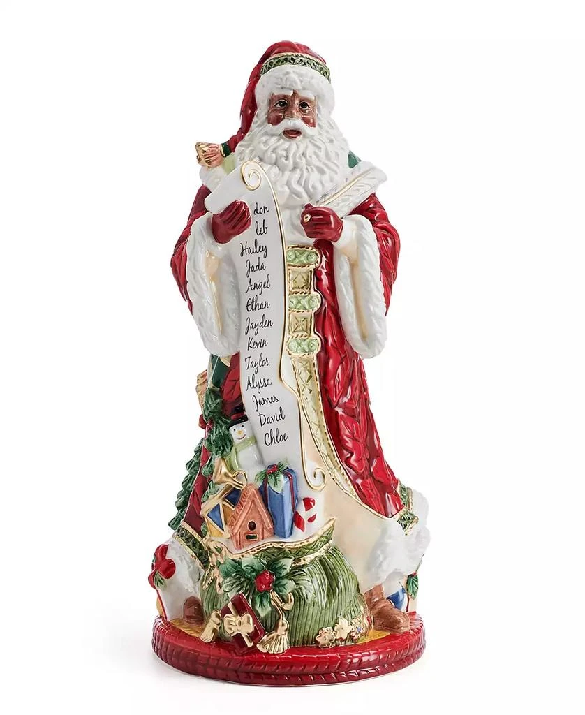 商品Fitz and Floyd|Studio Collection 13-Inch African-American Santa Figurine,价格¥1009,第1张图片