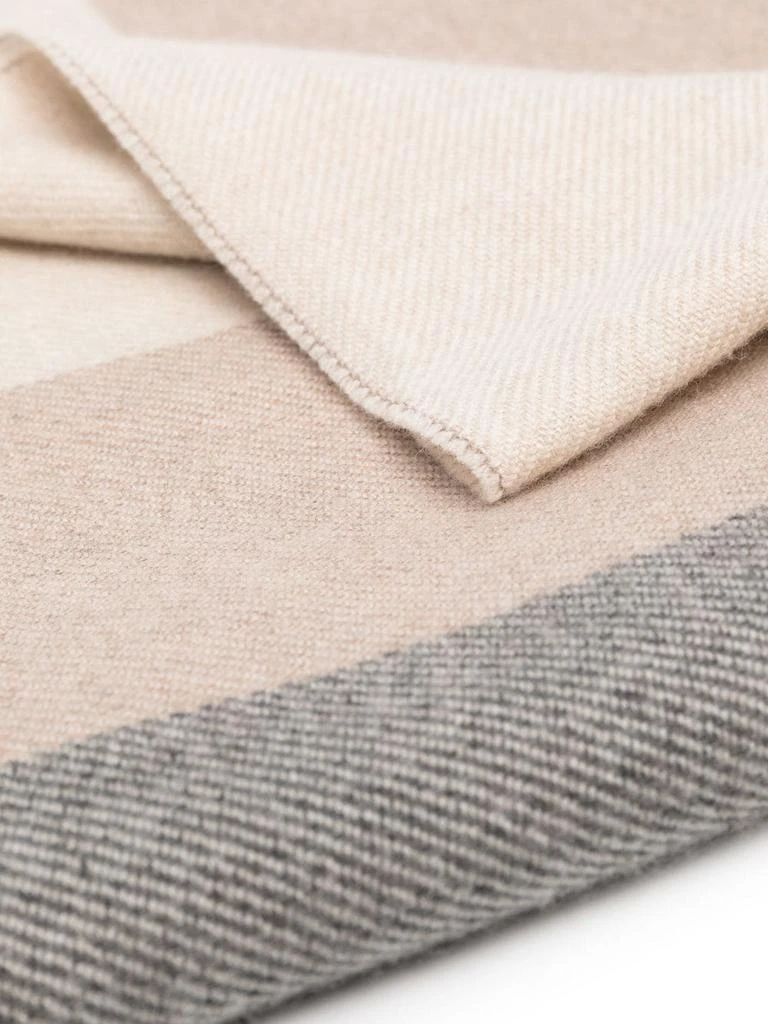 商品Brunello Cucinelli|BRUNELLO CUCINELLI - Striped Cashmere Blend Scarf,价格¥2351,第3张图片详细描述