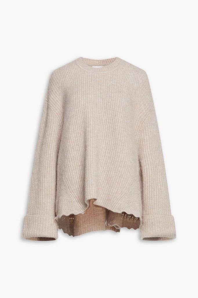 商品3.1 Phillip Lim|Brushed ribbed-knit sweater,价格¥960,第1张图片