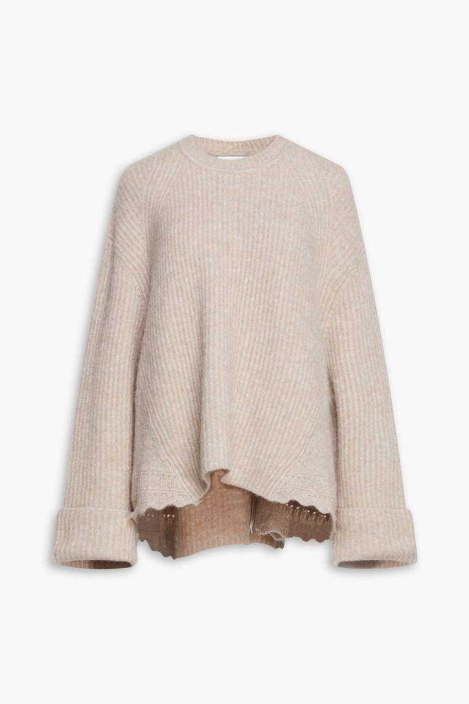 商品3.1 Phillip Lim|Brushed ribbed-knit sweater,价格¥1432,第1张图片