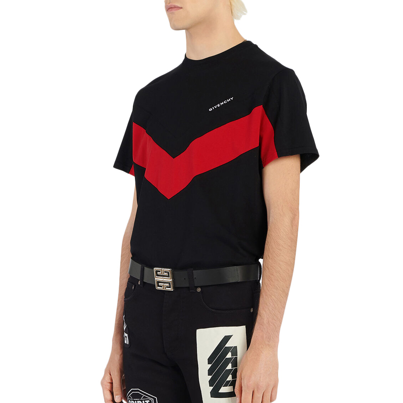 Givenchy 纪梵希 男士黑色棉T恤 BM70TZ3002-009商品第3张图片规格展示