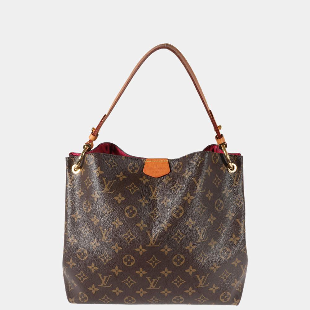 Louis Vuitton Brown Monogram Canvas Graceful PM Shoulder Bag商品第1张图片规格展示