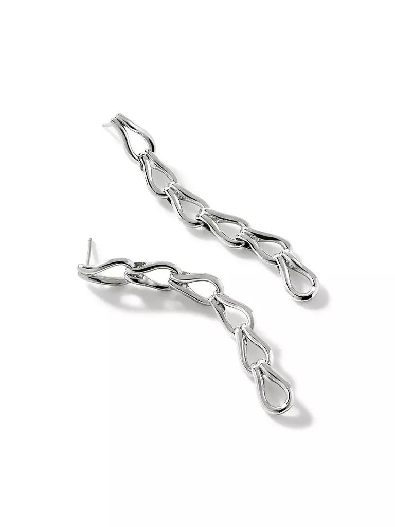 商品John Hardy|Surf Sterling Silver Chain Drop Earrings,价格¥4122,第3张图片详细描述
