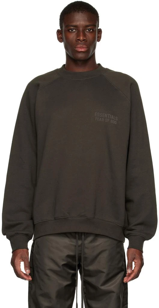 商品Essentials|Gray Crewneck Sweatshirt,价格¥299,第1张图片