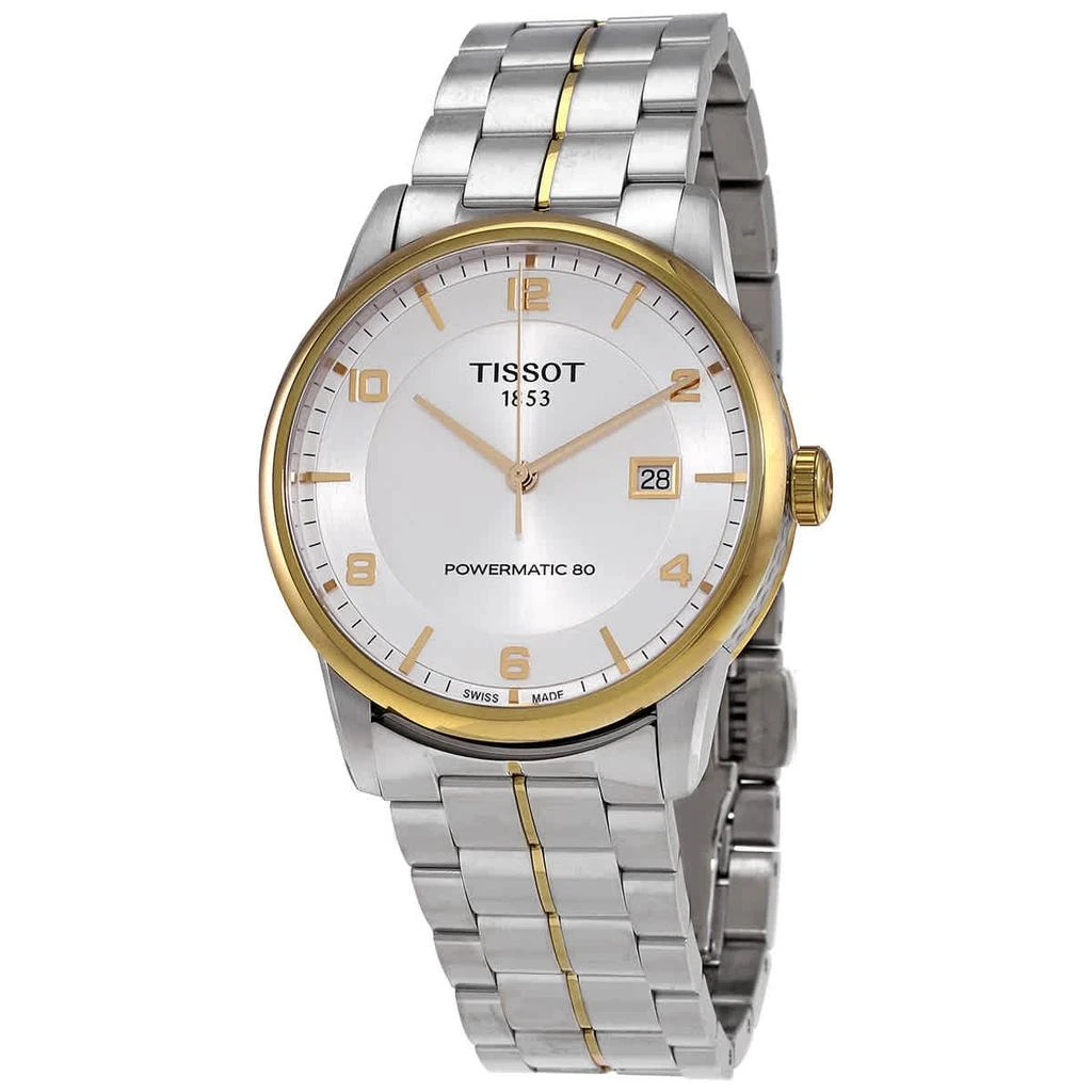 商品Tissot|Luxury Automatic Silver Dial Two-tone Men's Watch T086.407.22.037.00,价格¥2541,第1张图片