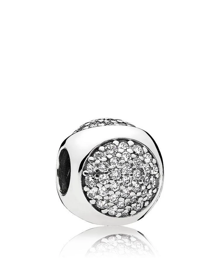 商品PANDORA|Sterling Silver & Cubic Zirconia Dazzling Droplet Charm,价格¥482,第1张图片