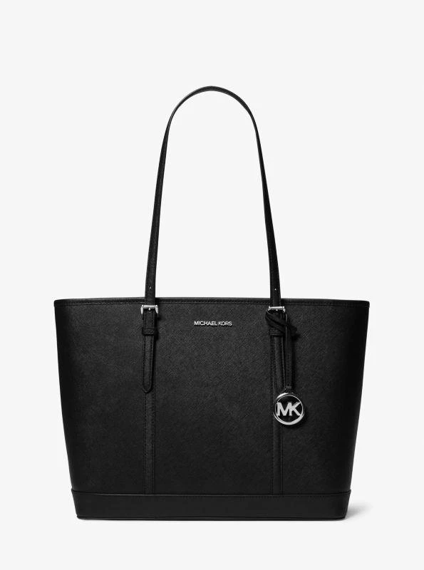 商品Michael Kors|女式 Jet Set 旅行大号 皮革托特包,价格¥567,第1张图片