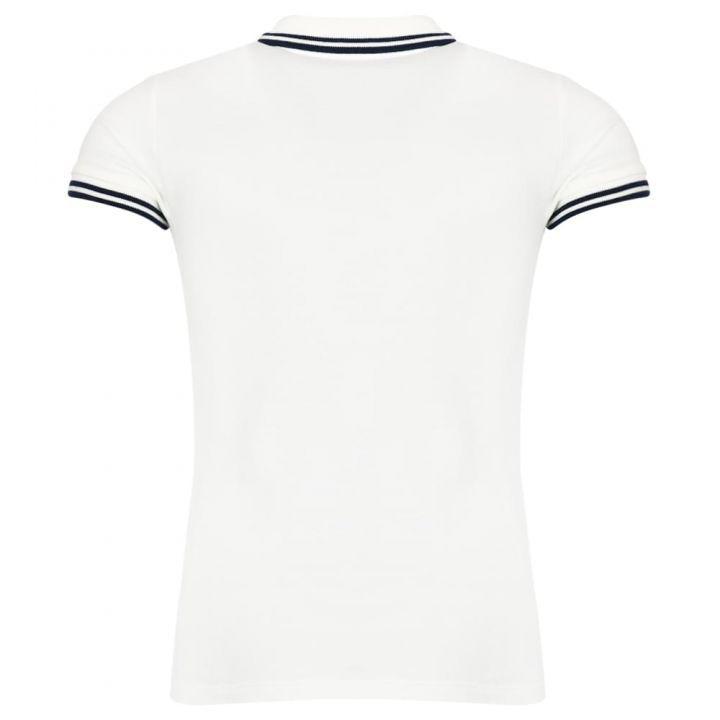商品Moncler|Girls Polo Shirt Ivory,价格¥708-¥874,第6张图片详细描述