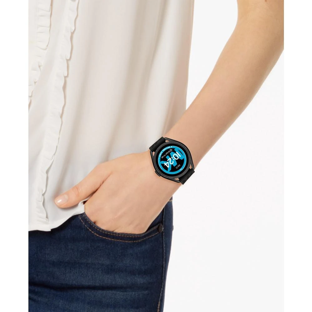 商品Michael Kors|Access Gen 5e MKGO Black Rubber Smartwatch 43mm,价格¥1121,第3张图片详细描述