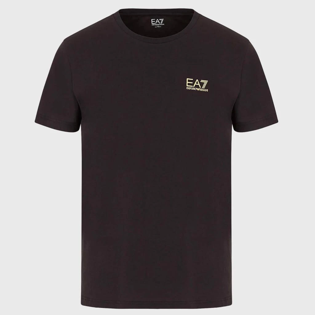 商品EA7|EA7 Men's Core Identity T-Shirt - Black/Gold,价格¥146,第1张图片