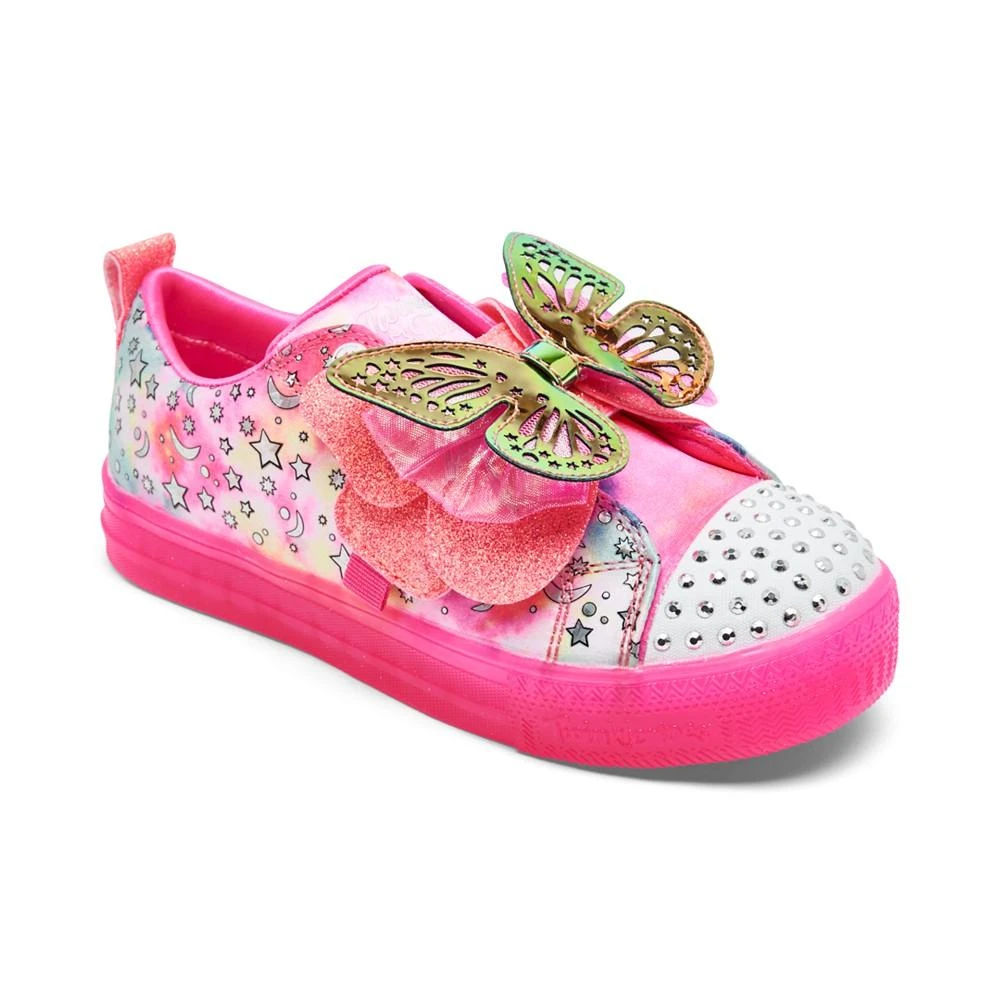 Little Girls Twinkle Toes- Shuffle Brights Stay-Put Light-Up Casual Sneakers from Finish Line 商品