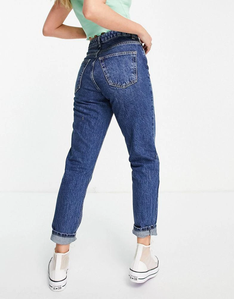 商品Topshop|Topshop mom jeans in indigo,价格¥173,第2张图片详细描述