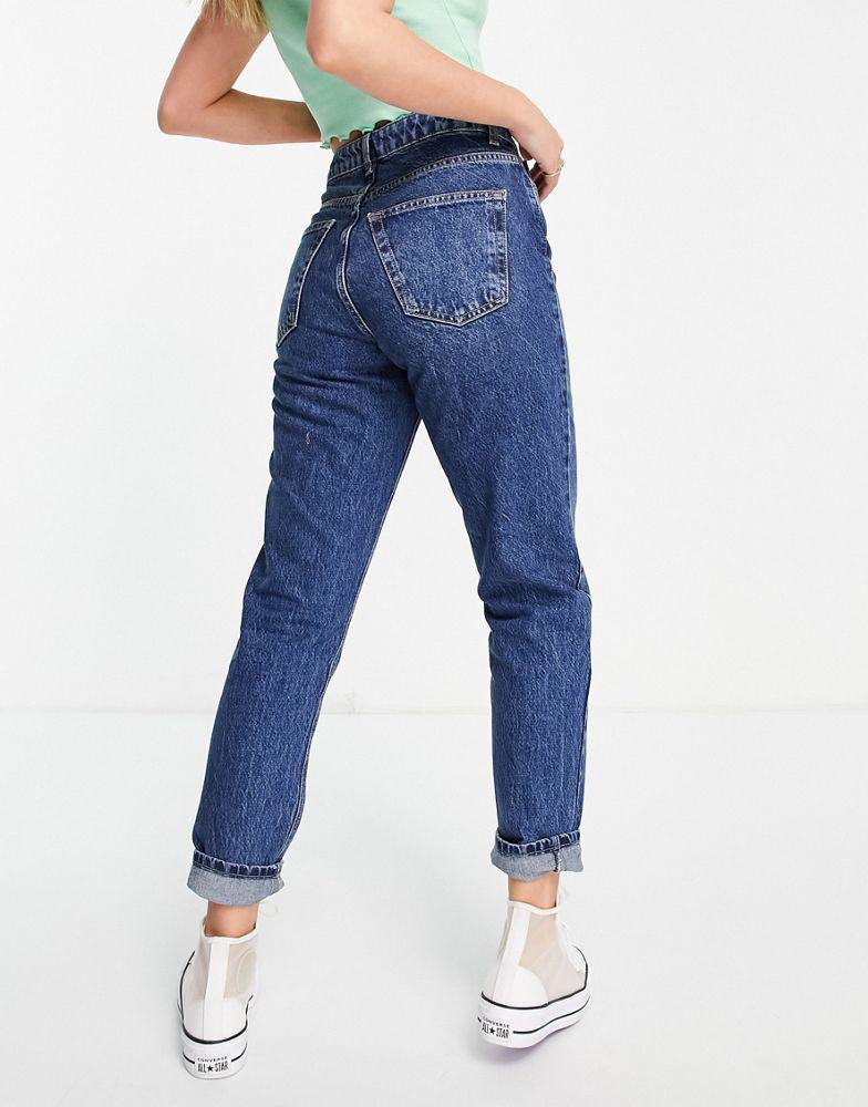商品Topshop|Topshop mom jeans in indigo,价格¥176,第4张图片详细描述