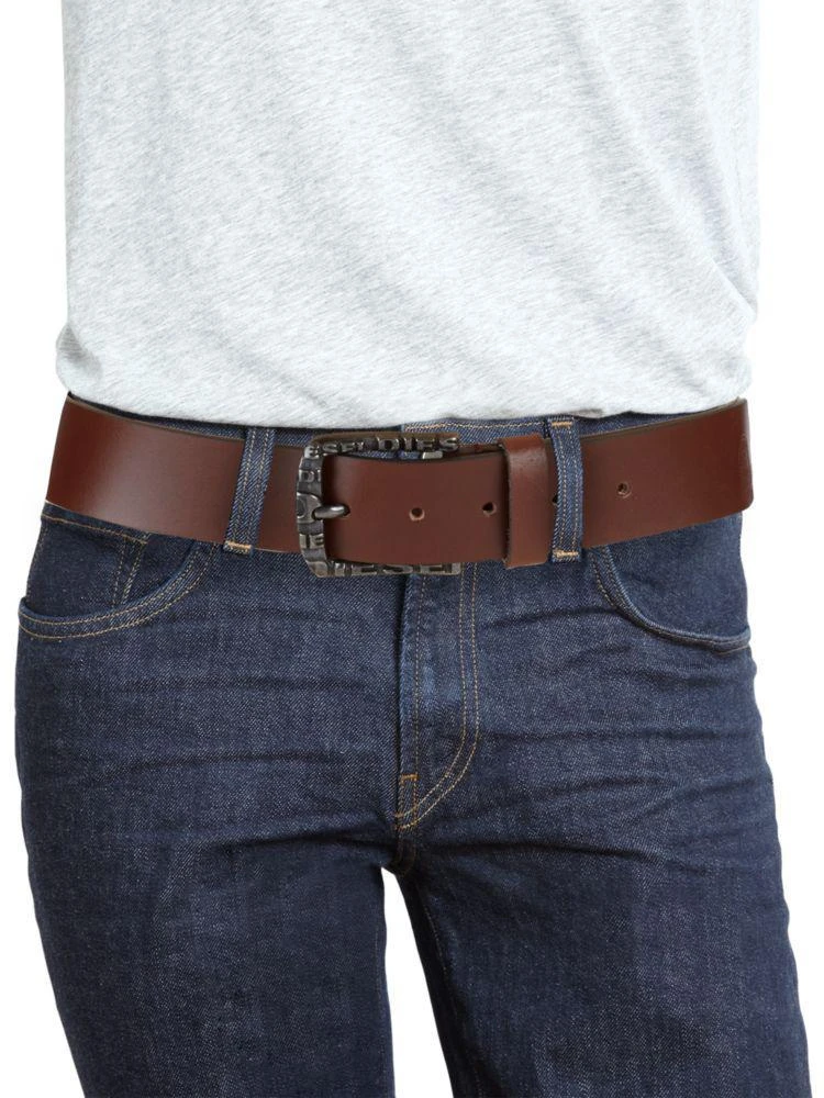 商品Diesel|Slim Leather Belt,价格¥160,第3张图片详细描述