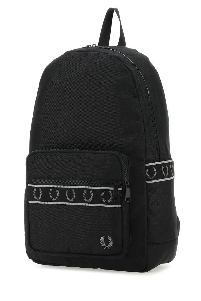 商品Fred Perry|Black Polyester Backpack,价格¥898,第2张图片详细描述