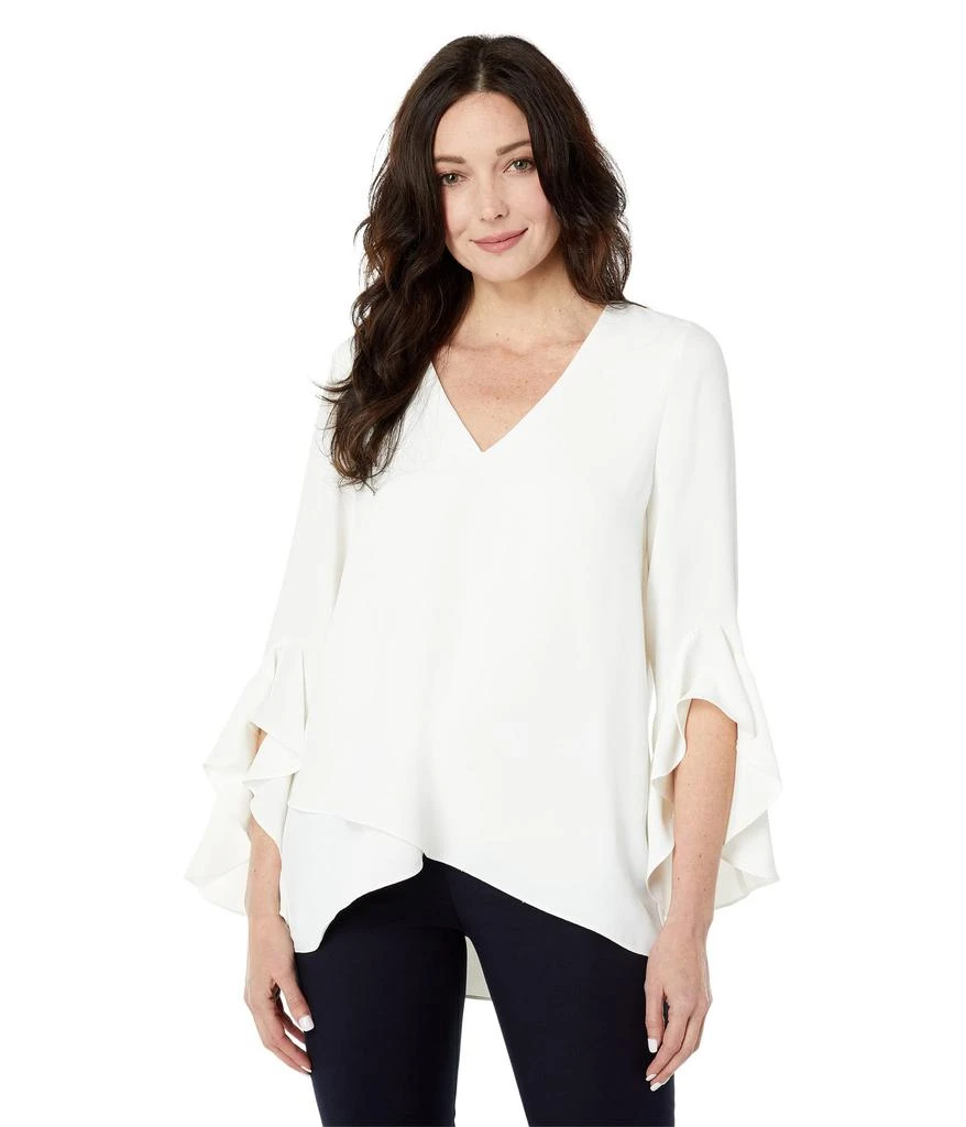 商品Vince Camuto|Flutter Sleeve V-Neck Tunic,价格¥426,第1张图片
