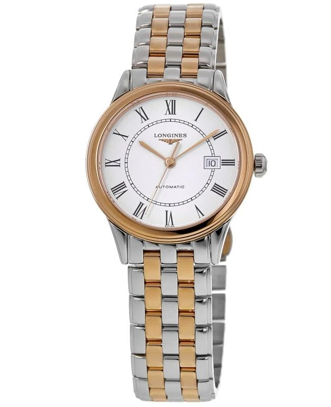 商品Longines|Longines Flagship Automatic 30mm White Dial Women's Watch L4.374.3.91.7,价格¥7952,第1张图片