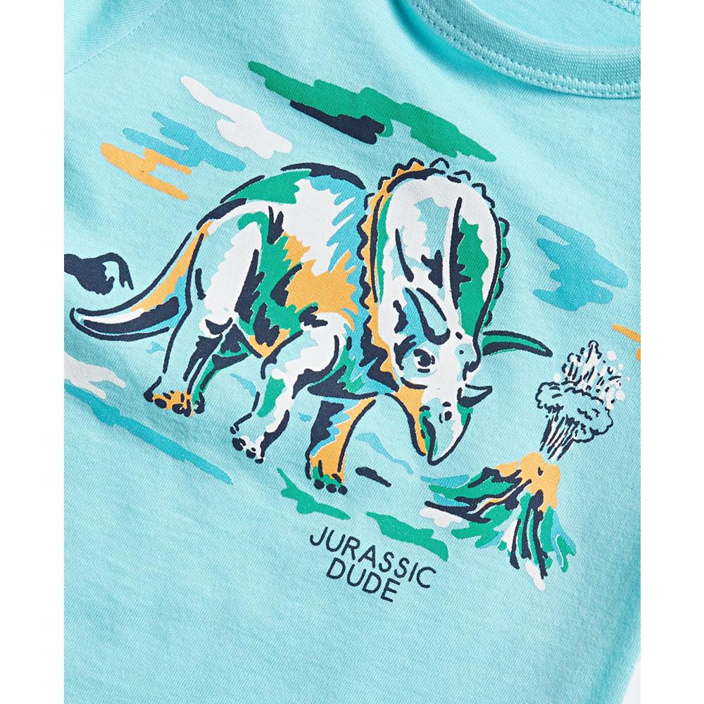 Baby Boys Dino-Print T-Shirt, Created for Macy's商品第3张图片规格展示