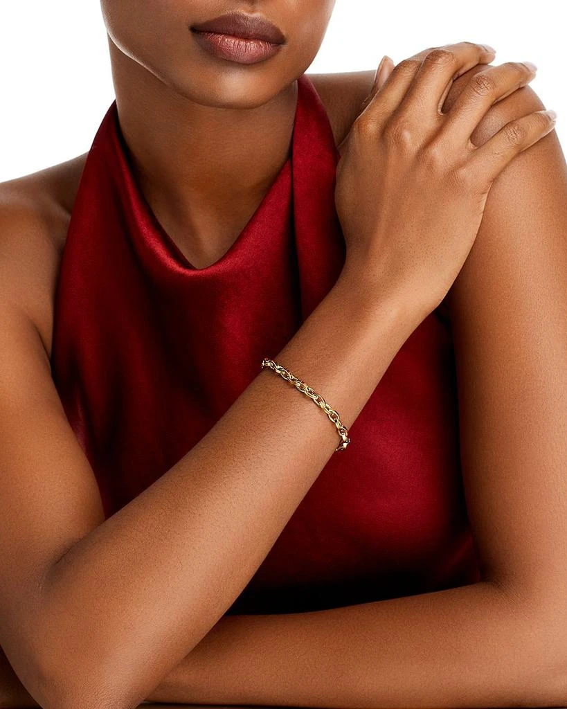 18K Yellow Gold Chain Bracelet 商品