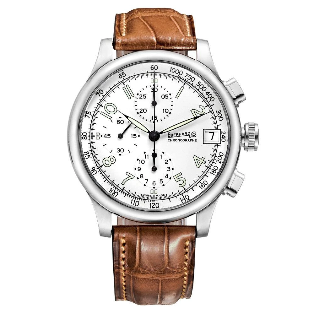 商品[国内直发] Eberhard & Co|Eberhard & Co Men's Traversetolo 43mm Automatic Watch,价格¥7485,第1张图片