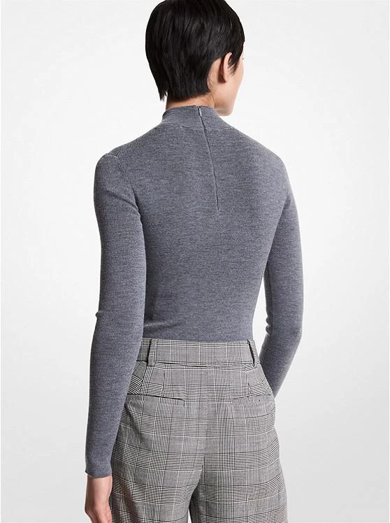 商品Michael Kors|Merino Wool Blend Mock-Neck Bodysuit,价格¥522,第3张图片详细描述