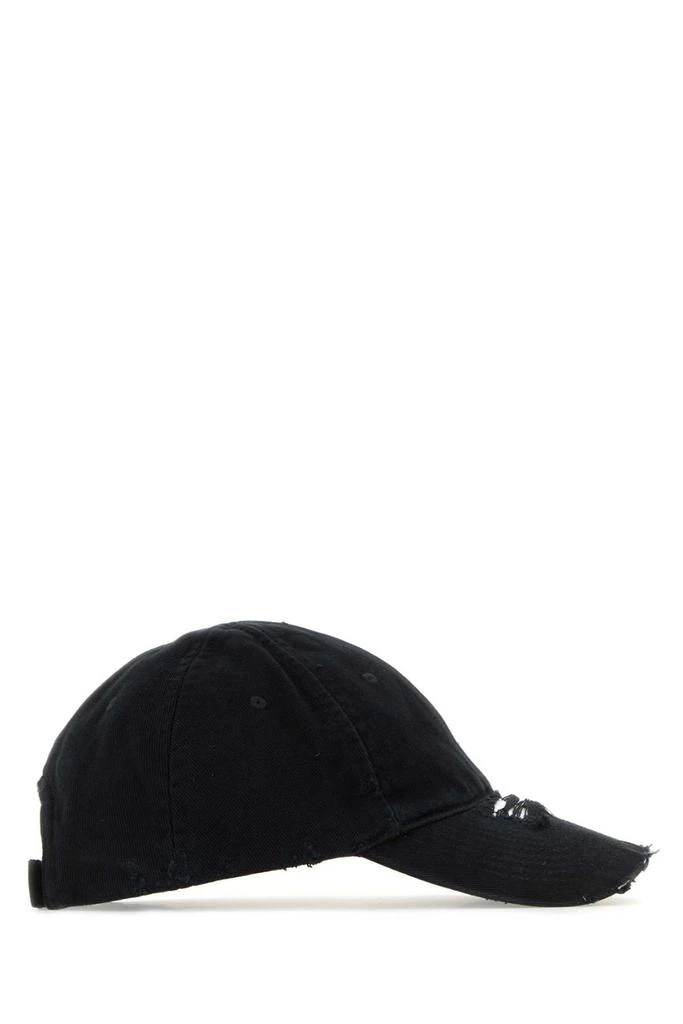 商品Balenciaga|Balenciaga Logo Embroidered Distressed Baseball Cap,价格¥3113,第3张图片详细描述