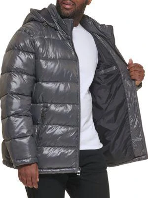 商品GUESS|Hooded Puffer Jacket,价格¥651,第4张图片详细描述
