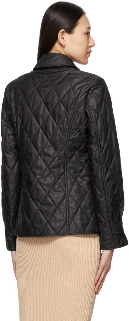 Black Quilted Fernleigh Jacket商品第3张图片规格展示