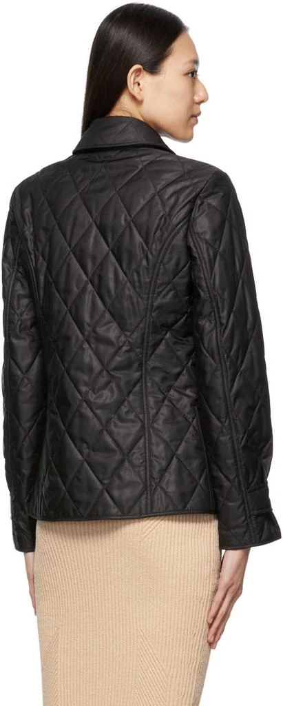 商品Burberry|Black Quilted Fernleigh Jacket,价格¥8457,第3张图片详细描述