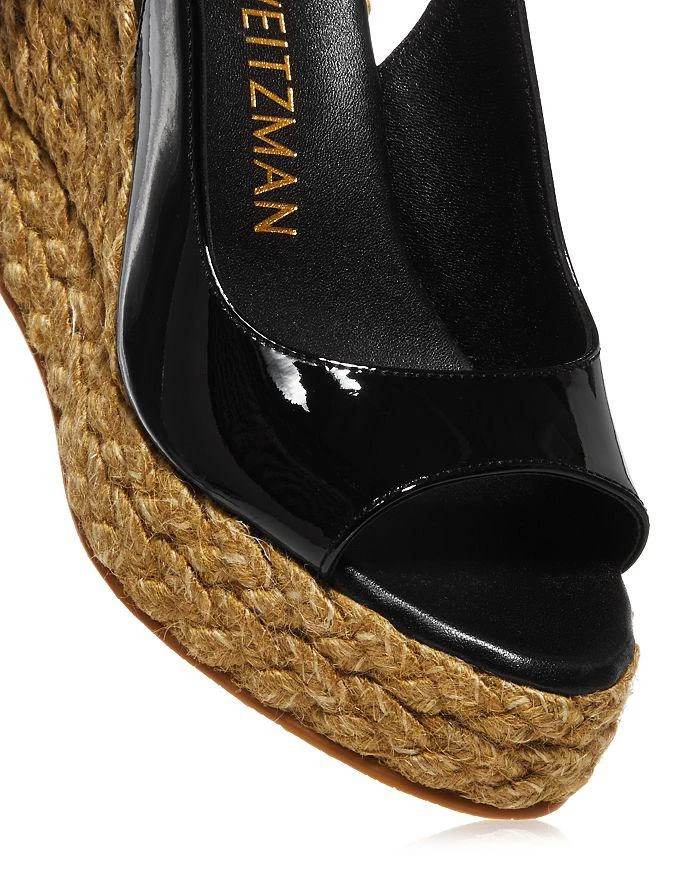 商品Stuart Weitzman|Women's Island Peep Toe Espadrille Wedge Platform Pumps,价格¥1670,第5张图片详细描述