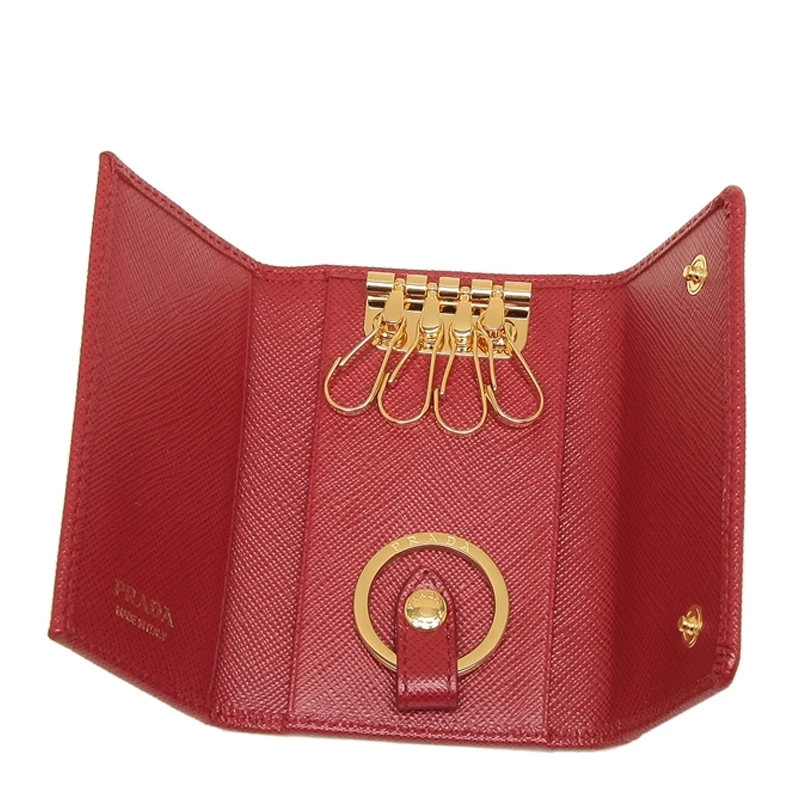 PRADA 红色女士钥匙包 1PG004-QWA-F068Z 商品
