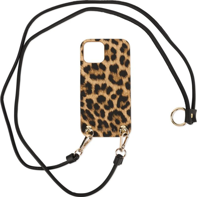 商品Iphoria|Leopard necklace case for iphone 11 key chain airpod case and make up pouch set,价格¥1502,第2张图片详细描述