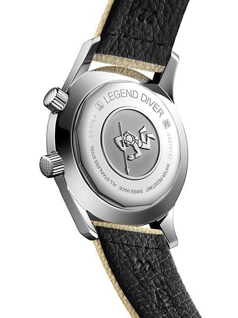 商品Longines|Legend Diver 42MM Stainless Steel Automatic Timepiece,价格¥17677,第6张图片详细描述