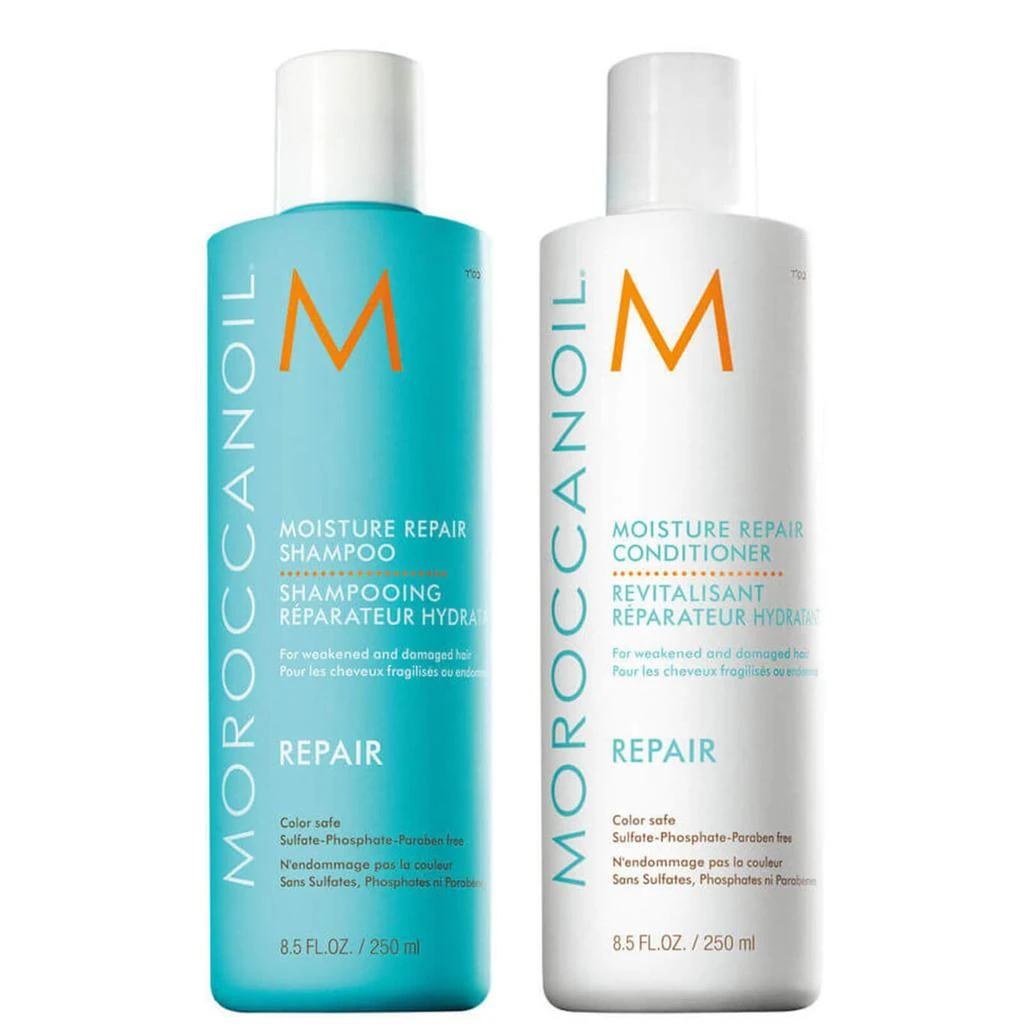 商品Moroccanoil|Moroccanoil Moisture Repair Shampoo & Conditioner Duo 2 x 250ml,价格¥339,第1张图片