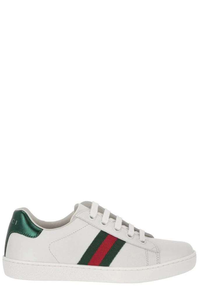 商品Gucci|Gucci Kids Ace Lace-Up Sneakers,价格¥1733,第1张图片