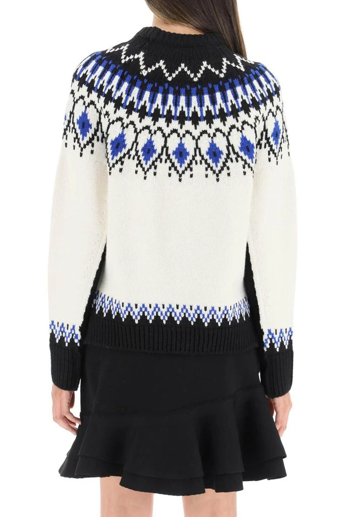 商品Alexander McQueen|Alexander mcqueen fair isle wool sweater,价格¥5241,第3张图片详细描述