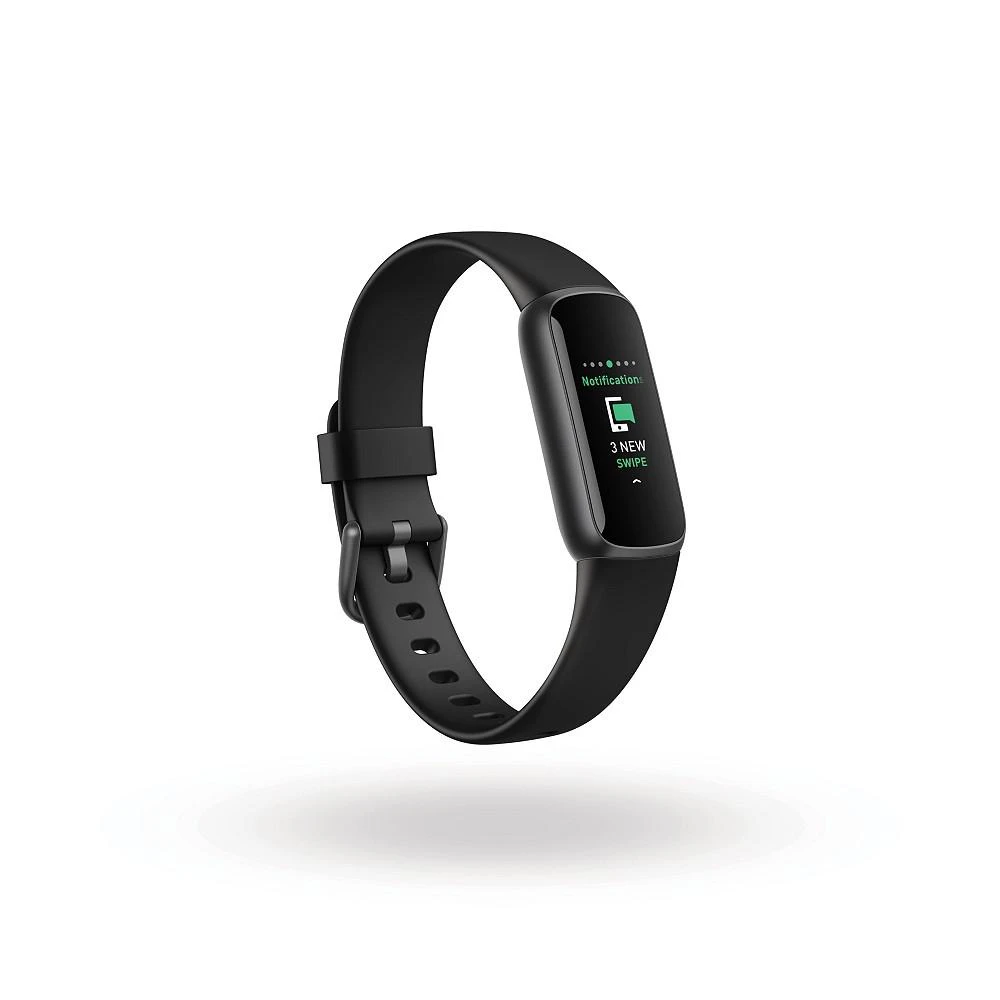 商品Fitbit|Luxe Fitness Tracker in Core Black with Graphite Black Wrist Band,价格¥746,第2张图片详细描述