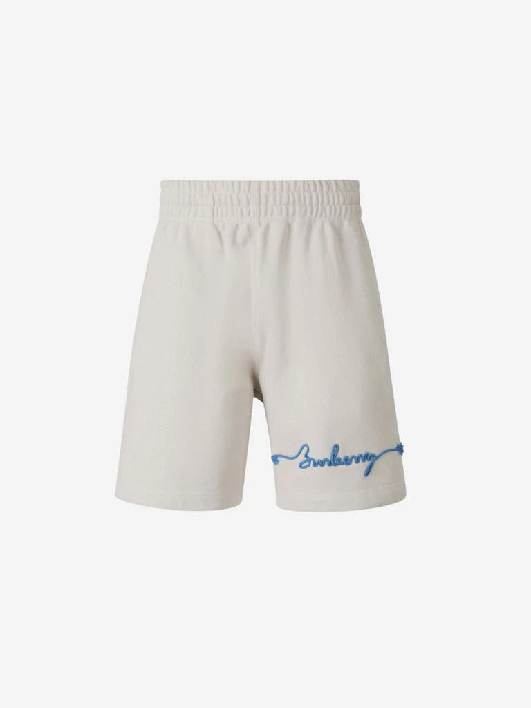 商品Burberry|Burberry Cotton Embroidered Bermuda Shorts,价格¥5298,第1张图片